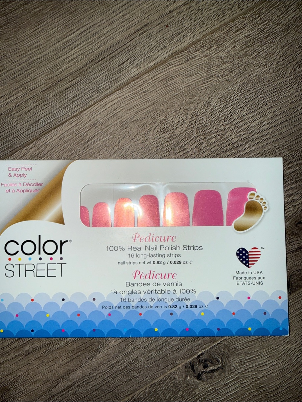 Color Street Nail Strips Set in Yellow, Pink, Hot Pink, Glitter Pink, Coral - Picture 4 of 7